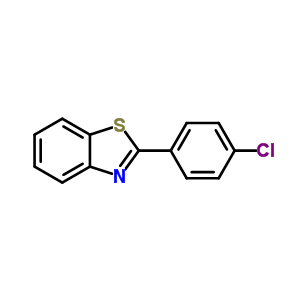 2-(4-Chlorophenyl)benzothiazole Structure,6265-91-4Structure