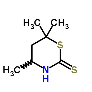 2H-1,3-thiazine-2-thione,tetrahydro-4,6,6-trimethyl- Structure,6268-74-2Structure