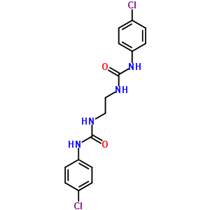 3-(4-Chlorophenyl)-1-[2-[(4-chlorophenyl)carbamoylamino]ethyl]urea Structure,6269-41-6Structure