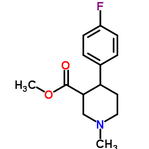 1-Methyl-4-(4-fluorophenyl)-piperidine-3-carboxylic acid menthyl ester Structure,627098-37-7Structure