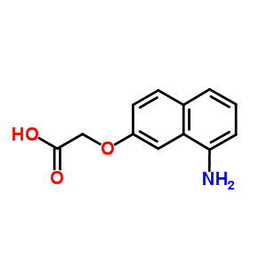 Acetic acid,2-[(8-amino-2-naphthalenyl)oxy]- Structure,6272-22-6Structure