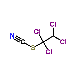 1,1,2,2-Tetrachloro-1-thiocyanato-ethane Structure,62737-83-1Structure