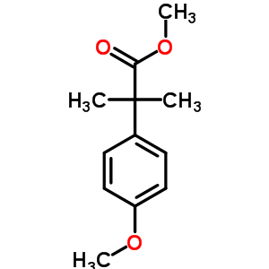 Methyl 2-(4-methoxyphenyl)-2-methylpropanoate Structure,6274-50-6Structure