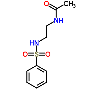 Acetamide,n-[2-[(phenylsulfonyl)amino]ethyl]- Structure,6274-53-9Structure