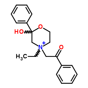 2-(4-Ethyl-2-hydroxy-2-phenyl-1-oxa-4-azoniacyclohex-4-yl)-1-phenyl-ethanone Structure,6277-95-8Structure