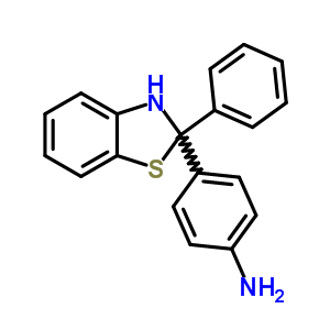 4-(2-Phenyl-3h-benzothiazol-2-yl)aniline Structure,6278-75-7Structure