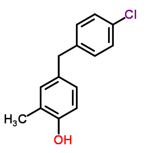 4-(4-Chlorobenzyl)-2-methylphenol Structure,6279-21-6Structure