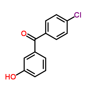 (4-Chlorophenyl)-(3-hydroxyphenyl)methanone Structure,62810-39-3Structure