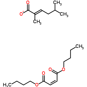 2-Butenedioic acid (z)-, dibutyl ester, polymer with 2-methylpropyl2-methyl-2-propenoate Structure,62851-73-4Structure