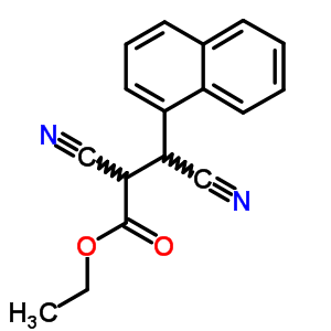 Ethyl 2,3-dicyano-3-naphthalen-1-yl-propanoate Structure,62875-53-0Structure