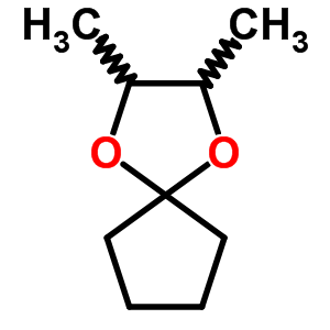 1,4-Dioxaspiro[4.4]nonane, 2,3-dimethyl- Structure,6290-15-9Structure