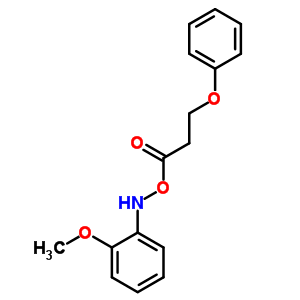 [(2-Methoxyphenyl)amino] 3-phenoxypropanoate Structure,6297-90-1Structure