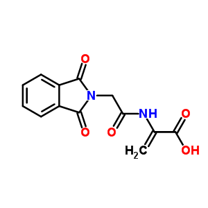 2-[[2-(1,3-Dioxoisoindol-2-yl)acetyl]amino]prop-2-enoic acid Structure,6298-05-1Structure