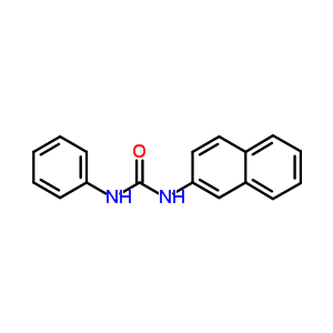 1-Naphthalen-2-yl-3-phenyl-urea Structure,6299-42-9Structure