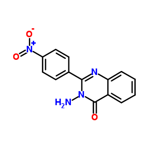 3-Amino-2-(4-nitrophenyl)quinazolin-4-one Structure,63002-71-1Structure