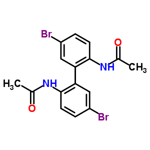 Acetamide,n,n-(5,5-dibromo[1,1-biphenyl]-2,2-diyl)bis- Structure,63007-59-0Structure