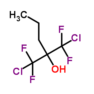 2-Pentanol,1-chloro-2-(chlorodifluoromethyl)-1,1-difluoro- Structure,6301-99-1Structure