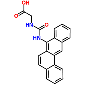 N-(benz[a]anthracen-7-ylcarbamoyl)glycine Structure,63018-50-8Structure