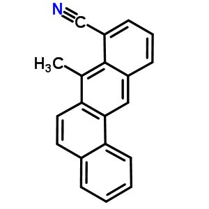 7-Methylbenz[a]anthracene-8-carbonitrile Structure,63018-70-2Structure