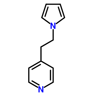 Pyridine,4-[2-(1h-pyrrol-1-yl)ethyl]- Structure,6302-13-2Structure