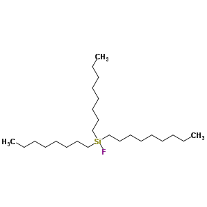 Fluoro-nonyl-dioctyl-silane Structure,6304-51-4Structure