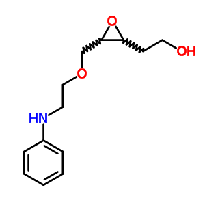 2-[N-[2-[(2,3-epoxypropan-1-yl)oxy]ethyl ]anilino]ethanol Structure,63041-07-6Structure