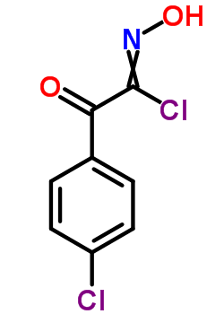 2-(4-Chlorophenyl)-n-hydroxy-2-oxo-ethanimidoyl chloride Structure,6305-05-1Structure