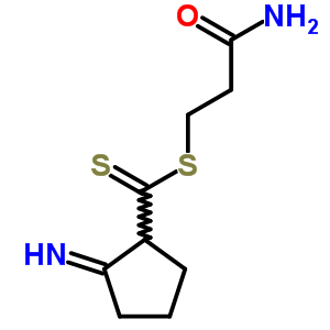 3-Amino-3-oxopropyl 2-iminocyclopentanecarbodithioate Structure,63058-86-6Structure