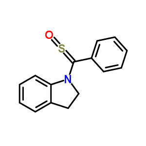 1H-indole,2,3-dihydro-1-(phenylsulfinylmethyl)- Structure,63075-91-2Structure