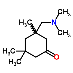 Cyclohexanone,3-[(dimethylamino)methyl]-3,5,5-trimethyl- Structure,6309-28-0Structure