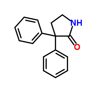 2-Pyrrolidinone,3,3-diphenyl- Structure,6309-36-0Structure