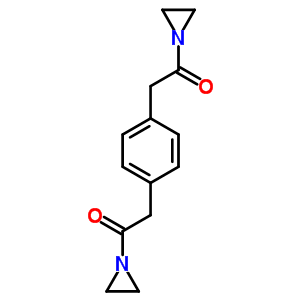 1-Aziridin-1-yl-2-[4-(2-aziridin-1-yl-2-oxo-ethyl)phenyl]ethanone Structure,6309-99-5Structure