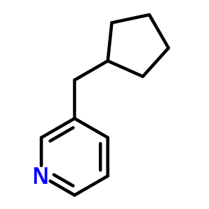 3-(Cyclopentylmethyl)pyridine Structure,6311-85-9Structure