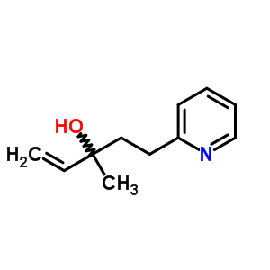 3-Methyl-5-pyridin-2-yl-pent-1-en-3-ol Structure,6311-88-2Structure