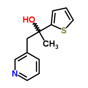 3-Pyridineethanol, a-methyl-a-2-thienyl- Structure,6311-98-4Structure