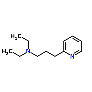 2-Pyridinepropanamine,n,n-diethyl- Structure,6312-05-6Structure