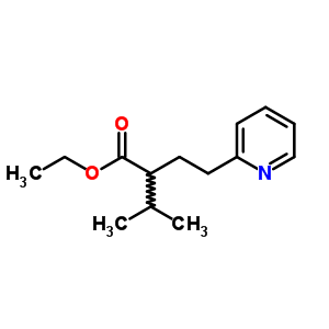 Ethyl 3-methyl-2-(2-pyridin-2-ylethyl)butanoate Structure,6312-27-2Structure