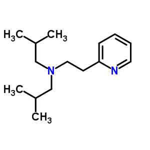 2-Pyridineethanamine,n,n-bis(2-methylpropyl)- Structure,6312-33-0Structure