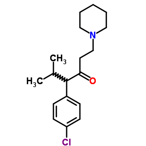 4-(4-Chlorophenyl)-5-methyl-1-(1-piperidyl)hexan-3-one Structure,6314-80-3Structure