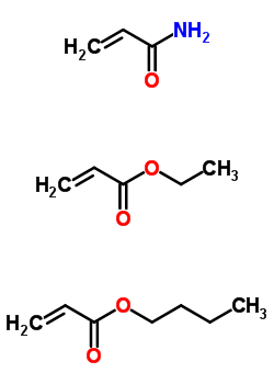 2-Propenoic acid, butyl ester, polymer with ethyl 2-propenoate and 2-propenamide Structure,63149-72-4Structure