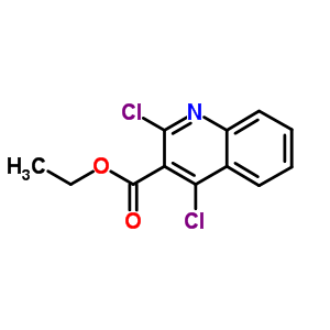 2,4-Dichloro-quinoline-3-carboxylic acid ethyl ester Structure,6315-94-2Structure