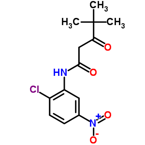 N-(2-chloro-5-nitrophenyl)-4,4-dimethyl-3-oxovaleramide Structure,63163-96-2Structure