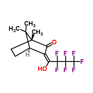 2-(Heptafluoropropylhydroxymethylene)-3-oxo-4-methyl-1β,4β-isopropylidenecyclohexane Structure,63180-06-3Structure