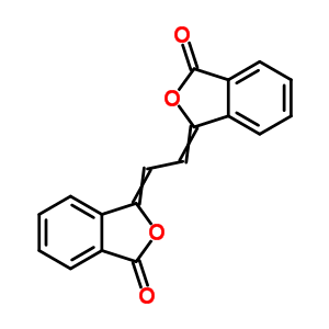 3-[2-(3-Oxoisobenzofuran-1-ylidene)ethylidene]isobenzofuran-1-one Structure,63187-50-8Structure