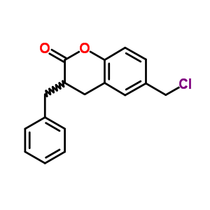 3,4-Dihydro-3-benzyl-6-chloromethylcoumarin Structure,63212-59-9Structure