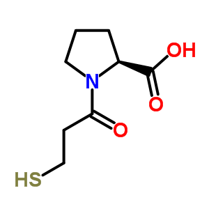 1-(3-Sulfanylpropanoyl)pyrrolidine-2-carboxylic acid Structure,63250-31-7Structure