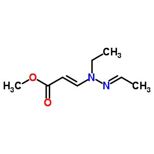 2-Propenoic acid,3-(ethylethylidenehydrazino)-,methyl ester Structure,63263-01-4Structure