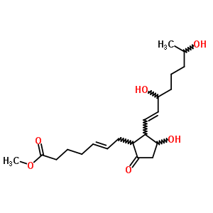 (Z)-7-[(1r,2r,3r)-2-[(e,3s,7r)-3,7-dihydroxyoct-1-enyl ]-3-hydroxy-5-oxocyclopentyl ]hept-5-enoic acid Structure,63266-93-3Structure