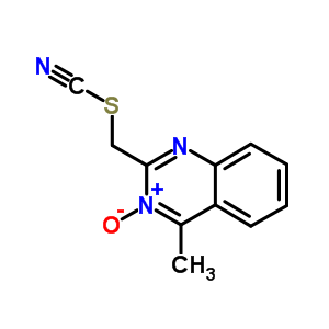 4-Methyl-2-(thiocyanatomethyl)-4h-quinazoline 3-oxide Structure,6327-41-9Structure