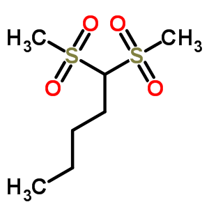 Pentane,1,1-bis(methylsulfonyl)- Structure,6330-38-7Structure